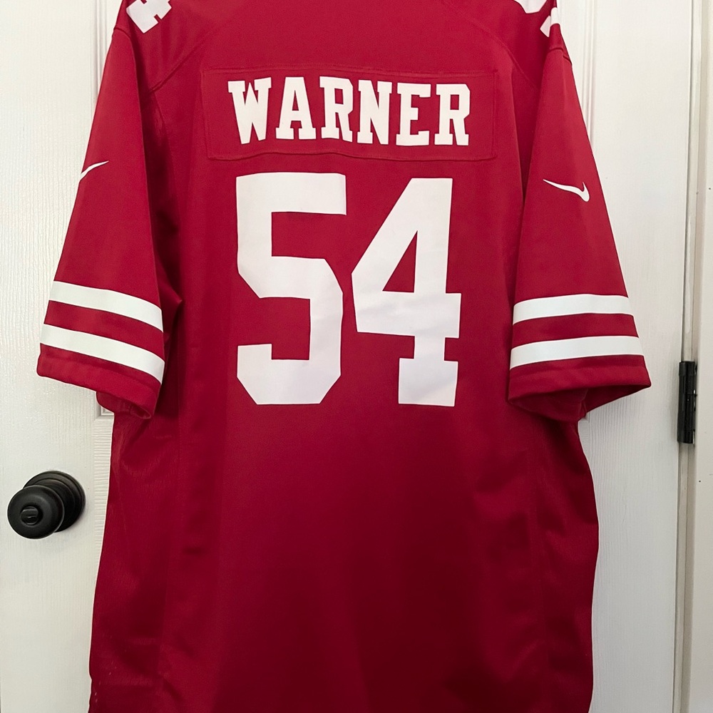 Fred Warner 49ers jersey XL NFL On Field Players football jersey